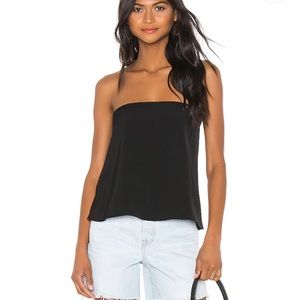 Amanda Strapless Top in Black